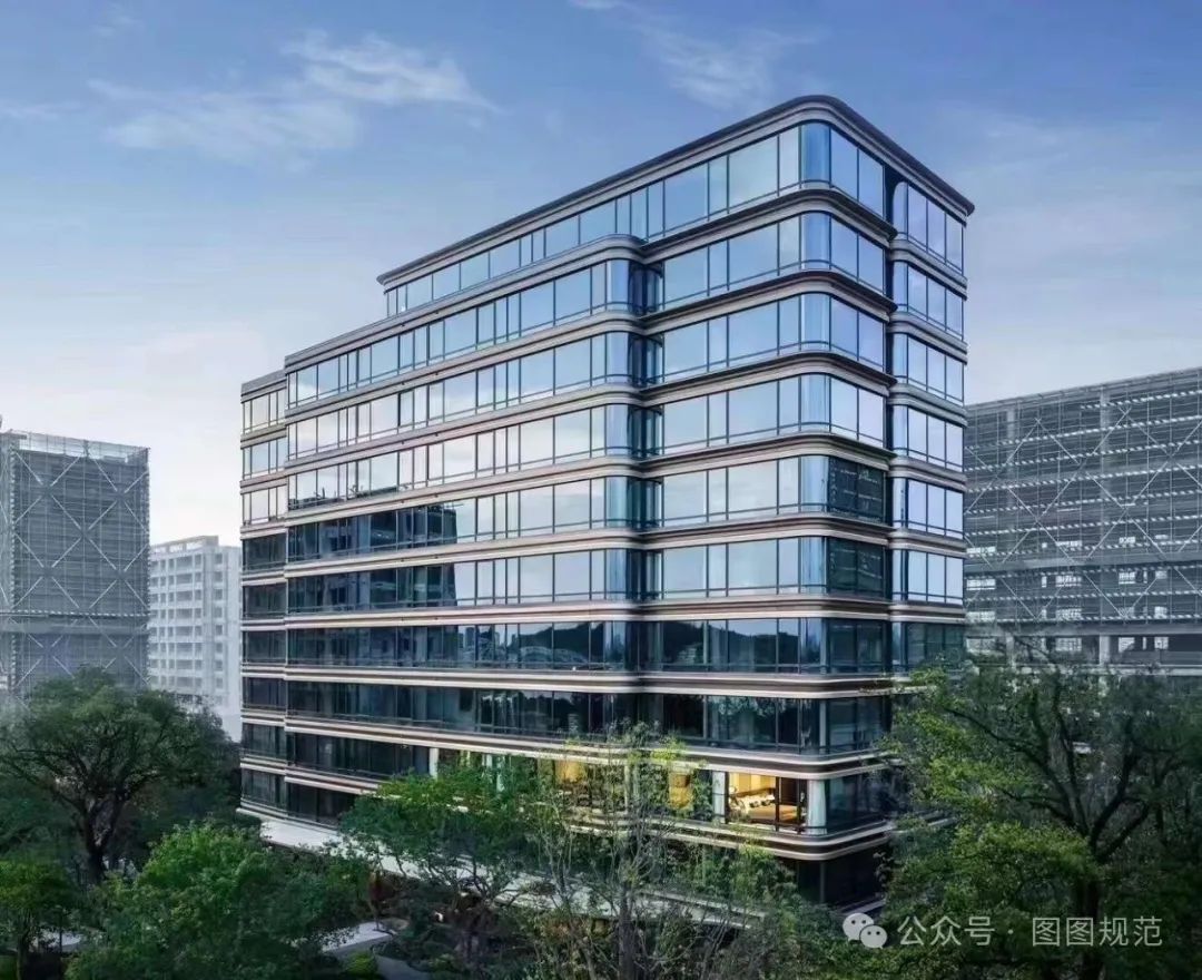 住宅立面：“玻璃幕墻、高級(jí)感”的幾種做法（三）。